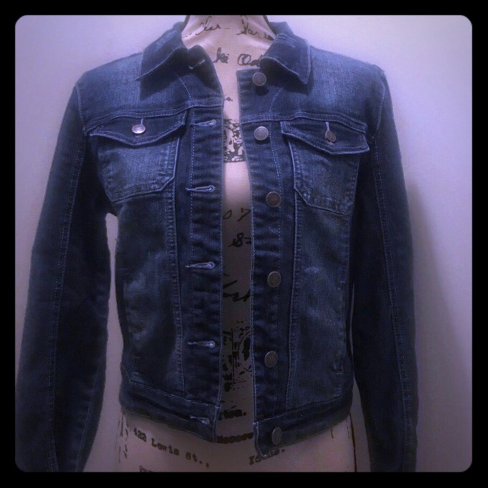 American Rag Distressed Denim Jacket NWOT